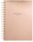 A5 Dotted Notebook Journal Hardcover Wiro Rose Gold Inspirational Plans Notepad Notes