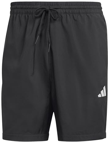 adidas Herren Essentials Small Logo Chelsea Shorts, Black/White, XS