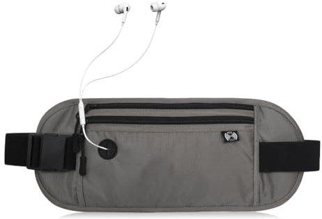 Pochette tour de cou de voyage avec blocage RFID pour passeport - Pochette de voyage pour passeport, Gris 2, one size, Voyage