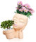 HyzaPhix Blumentopf Gesicht Frau, Pflanztopf Kopf Sukkulenten Pflanzgefäß Übertöpfe Plant Pots Für Indoor Outdoor Balkon Deko Gartendeko Home Decorations