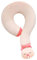 Flexible Form, Kissen, Baumwolle, 3D-Fragezeichen, Nackenkissen, Nackenentlastung, für Büro, Reisen
