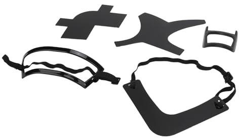 Bartglätter für Männer, Bartformer mit Multifunktionalem 5-teiligem Bartausrichtungswerkzeug für den Haaransatz (BLACK)