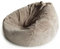 Luxuriöser flauschiger Sitzsack für Erwachsene, große Gartenliege, Sitzsack mit extra großer Sitzgelegenheit, Kaffeefarbe, 70 x 80 cm