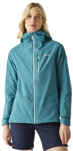 Regatta Damen Womens Birchdale Outdoor Active Jackets Waterproof Shell Regenmantel, grün, 36