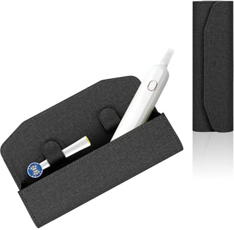 Zahnbürsten Etui für Oral B Zahnbürste Elektrische - Philips Sonicare Reiseetui, Tragbare Toothbrush Tasche, Hartschalen Schutz Cover Box, Elektrische Zahnbürste Tragetasche Reise Zubehör (Schwarz)