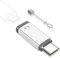 bakibo Adaptador Lightning a USB C Audio, Adaptador USB C a Lightning AUX para Auriculares Admiten Micrófono y Controles en Línea para i Phone 15 16 i Pad S25 S24 (No admite Carga), Blanco