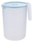 Pichet En Plastique, Carafe Plastique, Grand Pichet En Plastique, Jus De Pichet Limonade, Carafe Plastique Sans Bpa, Thé Glacé Avec Couvercle 2. 5 l Pour La Maison, Les Fêtes (Bleu clair)