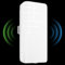 MEETOWN Ripetitore WiFi da Esterno, 300M Outdoor Amplificatore WiFi per Esterni con Porta LAN, IP65 Impermeabile WiFi Extender, Modalità Ripetitore/AP/Router, Compatibile con Modem Router WiFi