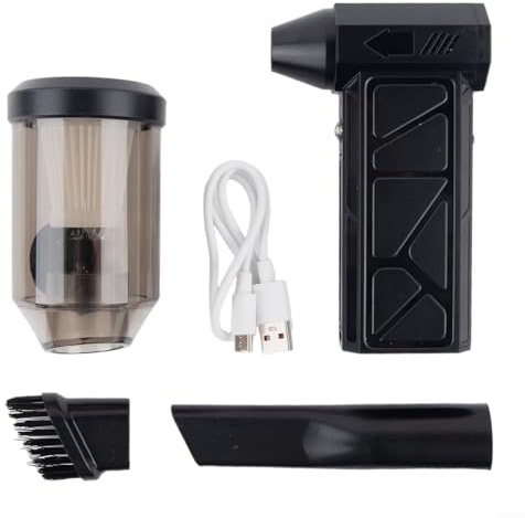 Hasaller Handheld Turbine Fan Dust Blowers 4 Speeds 130000 RPM for MINI Turbo Fan Dryer Air Blower Compressed Air Duster Cleaner for Car Home Appliances Cleaning