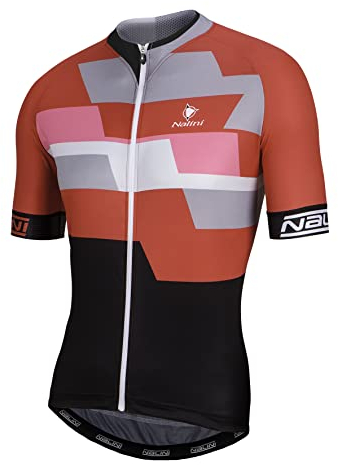 NALINI 02389901100C000.10 CERVINO Jersey Unisex T-Shirt SCHWARZ ROT L