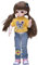 UCanaan BJD Puppe,1/6 SD Puppen 12 Inch 25 Ball Gelenkpuppe DIY Spielzeuge mit Full Set Kleidung Schuhe Perücke Kosmetik, Mädchen-JIA JIA
