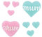 Mother's Day Mum Cake Decorations Sugar Cupcake Toppers - 31 PK