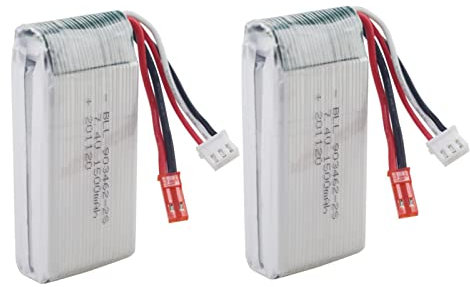 ZYGY 2PCS 7.4V 1500mAh Lithium Battery for WLTOYS V913 RC Helicopter L959 High Speed RC Car Battery WL912 RC Boat Battery