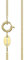 Aeon Yellow Gold Necklace - 1mm 9 Carat Diamond Cut Curb Chain Necklace | 16, 18 & 20 Inch Chain | Polishing Cloth & Gift Box Included