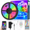 segrass RGB LED Strip,10m LED Streifen,LED Band mit Fernbedienung,App-Steuerung,Sync mit Musik,Farbwechsel,SMD 5050,Lichtband Leiste für Schlafzimmer,Party,Küche,Schmücken