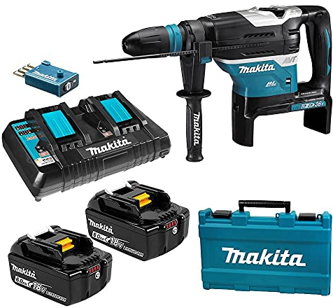 Makita Perforateur SDS-Max 18X2V 40 mm 8J AFT MAKITA 2 batt.BL1860 + chargeur - DHR400G2UN