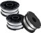 ERHUO Strimmer Spools, 3Pcs Spool Line Compatible with Black and Decker DF-065 GH710 GH700 GH750 RC-065, DF-065-BKP Weed Eater Refills Line 11m/1.65mm Auto-Feed Dual Line Edger