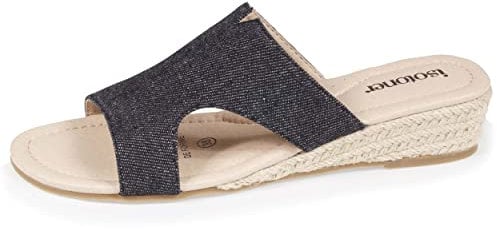Isotoner Mules Claquettes Femme Confort compensée