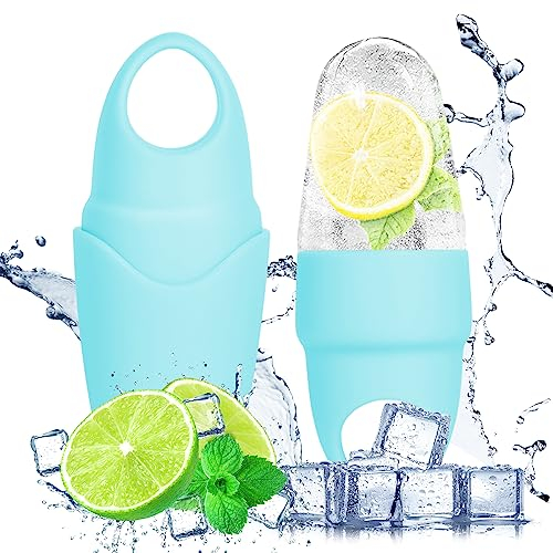 ACWOO Ice Roller, Eiskugel-Massagewerkzeug, Gesicht Auge Körper Massage Massagegerät, Anti-Aging Falten Straffen Dunkle Ringe Reduzieren Muskelkater Schmerzlinderung, wiederverwendbar