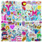 Aesthetic Stickers 200 Pcs VSCO Preppy Cute Sticker Pack, Waterproof Vinyl Stickers, Stickers for Laptop Phone Macbook Scooter Scrapbook Journal Skateboard Cup Suitcase Guitar Mug Planner Book etc