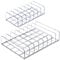 Tecbeauty 2pcs Makeup Palette Organizer Clear Cosmetic Eyeshadow Palettes Storage Tray - 15 Slots