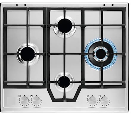 Piano Cottura 4 Fuochi a Gas 60 cm in Acciaio inossidabile - KGS64562SX