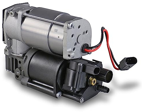 BESTPRICE 1x Kompressor Druckluftanlage mit Halterung für Luftfahrwerk Kompatibel mit BMW X5 (F15, F85), X6 (F16, F86)