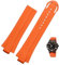 GHFHSG 24mm*12mm Lug End Gummi Wasserdicht Armband Für Oris Armband Silikon Uhrenarmband Edelstahl Faltschließe, 24-12mm, Achat