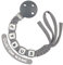 Kowlone Schnullerkette Baumwolle mit Namen Jungen mädchen Personalisiert Geflochten Schnullerketten Clips für Baby Neugeboren(Grau)