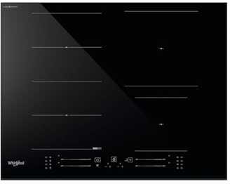 Whirlpool WF S4665 CPBF - Piano cottura, induzione, 4 fuochi, 65x51 cm, nero