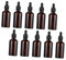 10 Pièces bouteille d'huile essentielle en verre flacon de sérum avec compte-gouttes en verre avec compte-gouttes liquide bouteille de stockage bouteille de médecine récipient