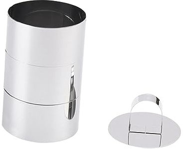MAGICLULU 1 Satz 4St käseformen obstschneider Ausstechformen tortenplatten keksform plätzchen dosen cake tins cookie jar kekse dose stekerdose Backzubehör Rostfreier Stahl Mousse Teig Cutter