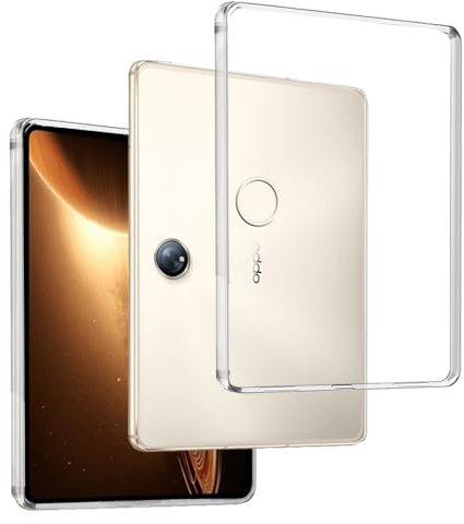 REY Funda Carcasa Gel Transparente para OPPO Pad 2 11,61 - 3 11,61, Ultra Fina 0,33mm, Silicona TPU de Alta Resistencia y Flexibilidad