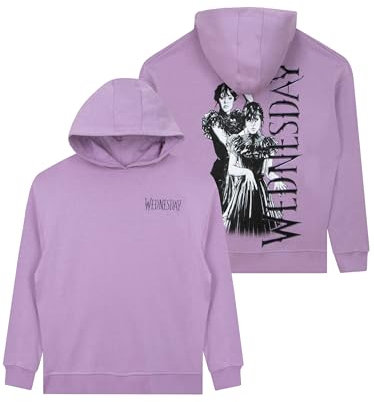 Wednesday Hoodie | Addams Family Womens Hoodie | Oversized Hoodies For Women | Purple Small