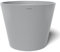 POTS&MORE Pot de Fleurs Conico 40 VP014002 (diamètre 40,8 cm, Forme Ronde, Couleur Gris Clair, Hauteur 33,2 cm, Pot en Plastique, pour Plantes d'intérieur)