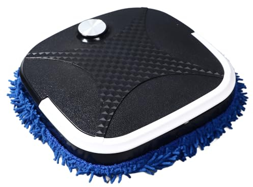 SIXRUN Limpiador de Trapeador Completamente Automático, bajo Ruido, 2400 MAh, Recargable por USB, Robot de Trapeador Húmedo, Seco y Delgado para Eliminar el Polvo del Pelo de Mascotas,