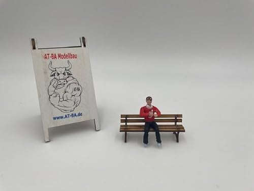 AT-BA Modellbau 220054 Slotcar-Deko Parkbänke 5er Set
