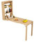 Klappbarer Esstisch, ausklappbarer, umwandelbarer Schreibtisch, skalierbare Länge, an der Wand montierter Klapptisch, robuster Wandtisch, Küchen- und Esstisch, Schreibtisch mit Lagerregalen (Farbe: