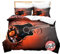 HQMOMO Rock Bettwäsche,Gitarre Bettbezug Set Jungen,Musikthema Bettwäsche-Set Kinderbettwäsche,Bettbezug 135x200,Teenagerbettwäsche Jungen (D,155x220cm+75x50cmx1)