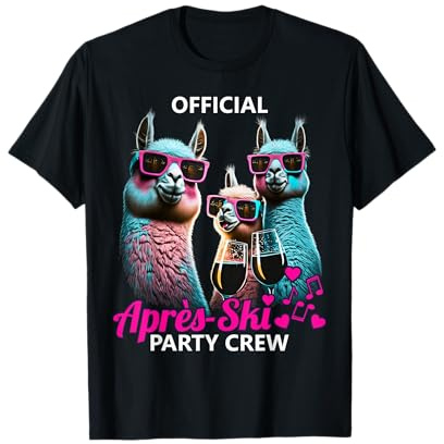 Skifahren Official Après-Ski Party Crew T-Shirt