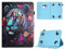 Auslbin Coloré en PU de Coque Universal Tablet 9.7-11 Pouces, Coloré et Joli Motif, Étui à Rabat pour Tablette Blackview/Teclast/Universal avec Support adapté Aux Films, Tigre