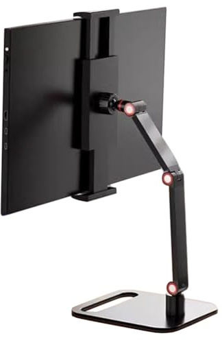 VIOPDER Portable Monitor Holder Tablet Stand Adjustable Portable Monitor Desktop Clamp Stand