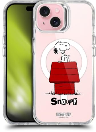 Head Case Designs Offizielle Peanuts Klassisch Snoopy & Freunde Stoßfeste Stoßfänger-Telefonhülle [Militärischer Schutzgrad] Kompatibel mit Apple iPhone 15 und Kompatibel mit MagSafe