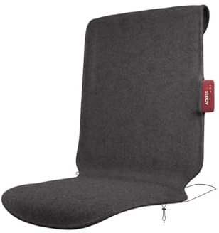 Stoov Heated Blanket - Cordless - Flex battery: 3 hrs of warmth - Big Hug³ | Infrared Technology - Rechargeable Heated Blanket - Three Personal Settings - With Automatic Shut-off - 45 x 115 cm - Grey