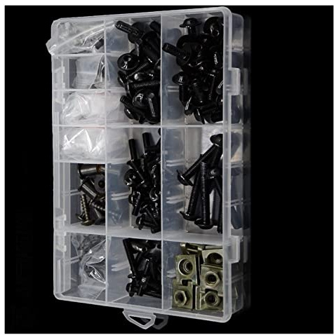 Schraubenzubehör Motorrad Verkleidungsschrauben Schrauben Körper Federschrauben Kit Für Yamaha NMAX 125 155 Xmax 300 400 250 Für AEROX(Nero)