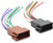 Cable adaptador universal para radio de coche, DIN ISO hembra, altavoz de corriente