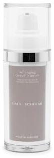 HALA SCHEKAR Anti Aging Gesichtsserum und Gesichtsenthaarung 30ml Airless-Spender, Hyaluron, Gesichtsenthaarungscreme, Enthaarungscreme Gesicht, Stop Hair Growth, Haarwuchshemmend