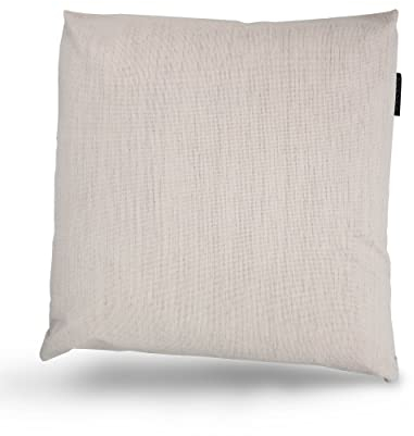 BADESOFA® Badewannen-Kissen M | Premium-Qualität | Bequemes Wannen-Kissen | Made in EU | Badewanne-Kissen waschbar & schnelltrocknend | Bade-Polster Perlmutt | Für breite, eckige Badewannen