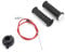 Broco Twist Throttle Grip & Throttle Clamp & Red Cable for 50cc 125cc 150 Dirt Bike Quad ATV