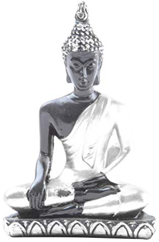 Figur Harz Meditierende Statue Dekorative Tisch Kunst Desktop Buddhismus Figur Handwerk für Das Büro zu Hause Schlafzimmer
